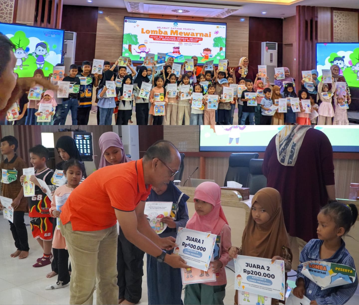 PLN UID Sumatera Barat Ajak Anak Berkreasi Lewat Lomba Mewarnai